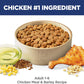 Hill's Science Diet Adult 1-6, Adult 1-6 Premium Nutrition, Dry Dog Food, Chicken & Barley, 15 lb Bag