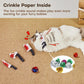 Potaroma 4Pcs Cat Toys, Horror Halloween Knife-Shaped Kitten Catnip Crinkly Sound Toys, Indoor Exercise for All Cat Breeds 6.5 Inches
