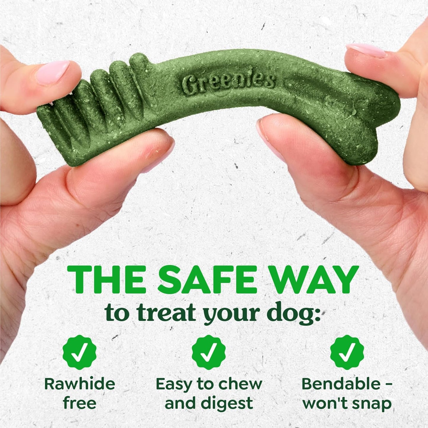 Greenies Veterinarian-Recommended Natural Dental Dog Treats Teenie Size, Daily Treating, Helps Clean Teeth and Freshen Breath, Original Flavor, 36 oz. Pack, 130 Count