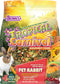 F.M. Brown's Tropical Carnival, Gourmet Pet Rabbit Food with High-Fiber Timothy and Alfalfa Hay Pellets, Probiotics for Digestive Health, Vitamin-Nutrient Fortified Daily Diet, 10 lb.