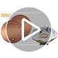 NNG 1 Pack Bird Bath Copper Disk,0.6mm Thick Reinforced 99.9% Pure Copper Bird Bath Purification Disk with Triple-Point Support,Physical Safe Water Cleaner for Outdoor Birdbaths Bowls,All-Season Use