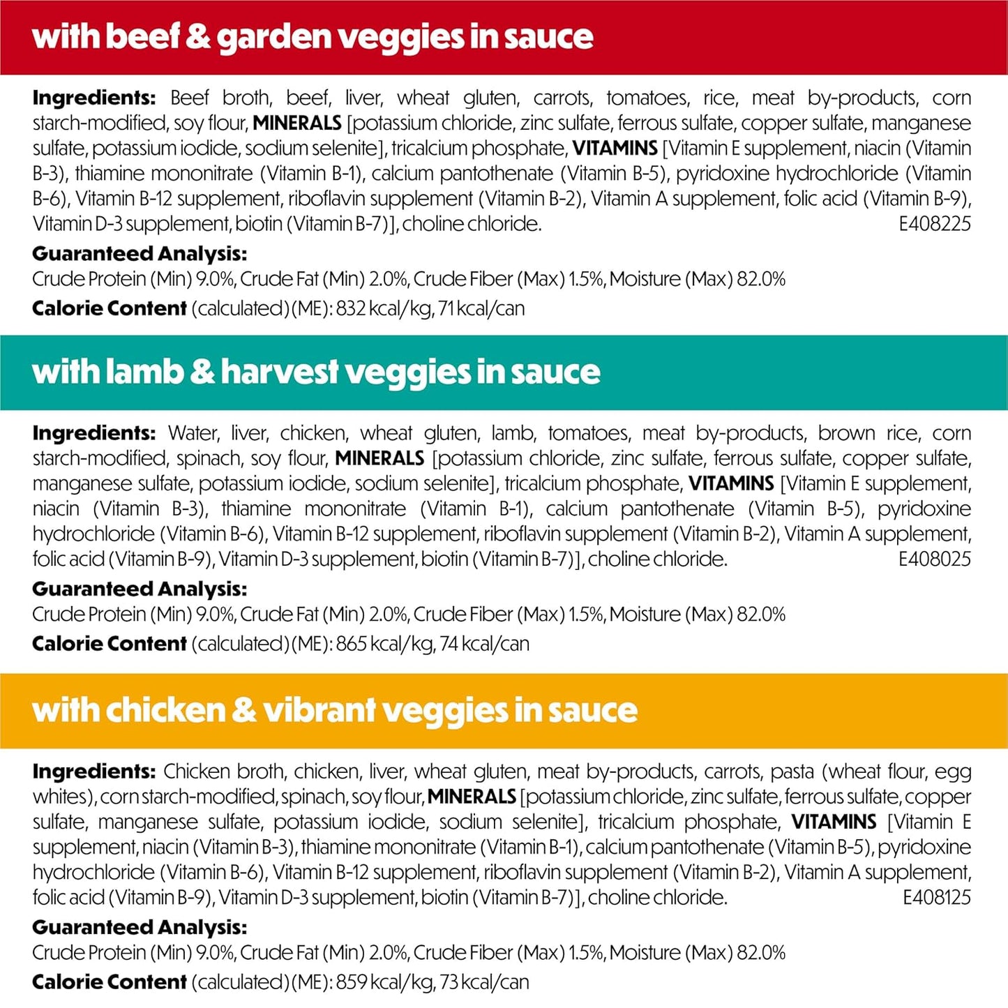 Purina Beneful Kitchen Creations With Beef, Chicken, or Lamb Wet Dog Food Variety Pack - (Pack of 30) 3 oz. Cans
