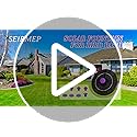 3.5W Solar Bird Bath Fountain Pump, Solar Powered Water Pump, Outdoor Water Fountain with 8-in-1 Nozzles, 4 Fixed Pipes for Hummingbirds, Garden, Pool, Pond